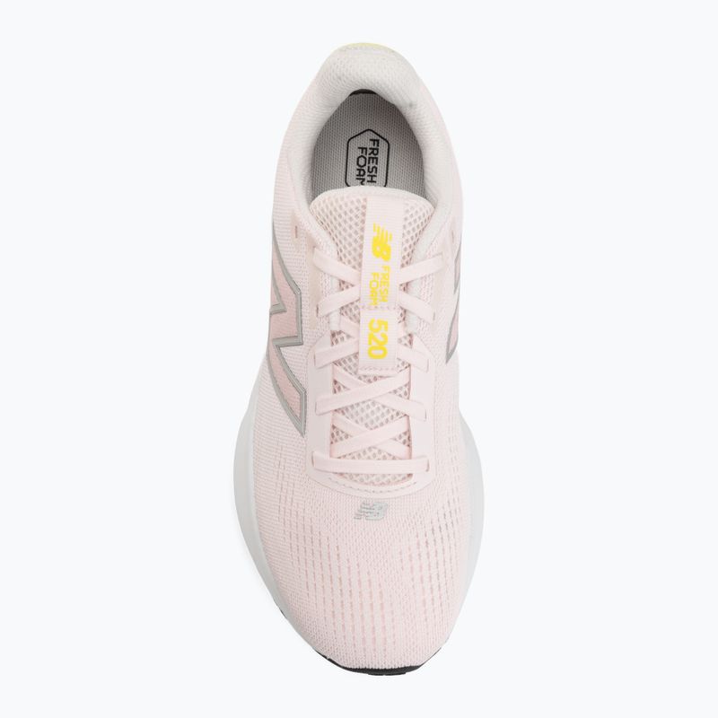 Moteriški bėgimo batai New Balance Fresh Foam 520's V9 pink salt/pink granite/silver metallic 5