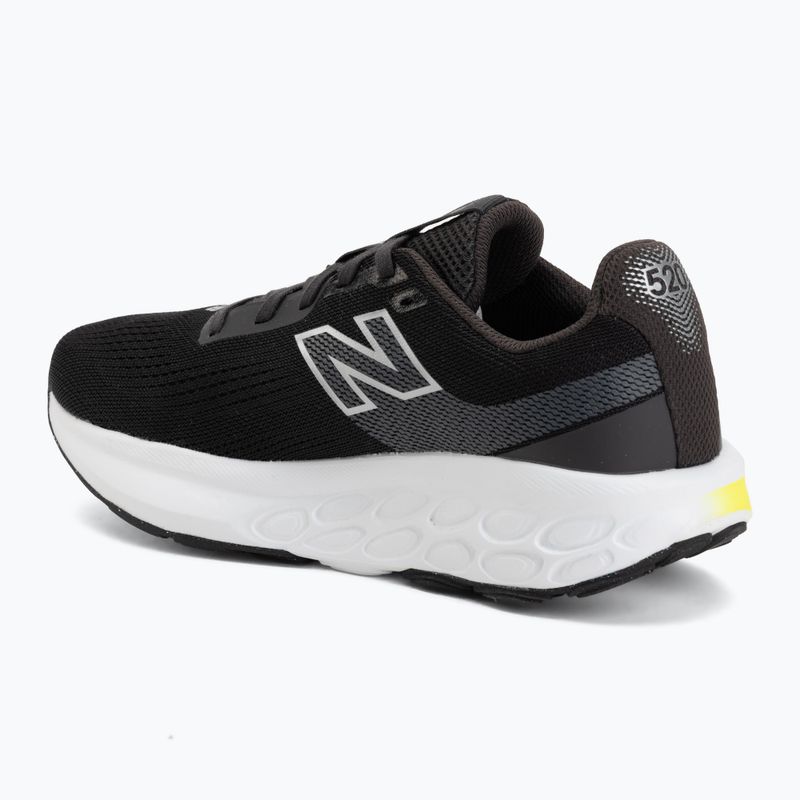 Moteriški bėgimo batai New Balance Fresh Foam 520's V9 black cement/dark silver metallic/pink salt 3