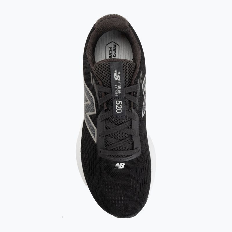 Moteriški bėgimo batai New Balance Fresh Foam 520's V9 black cement/dark silver metallic/pink salt 5