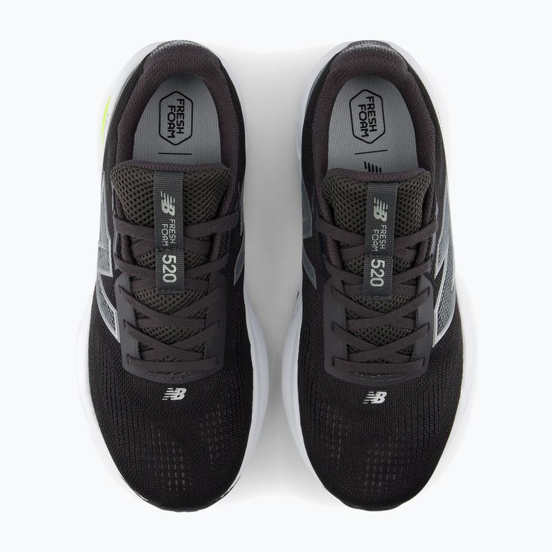 Moteriški bėgimo batai New Balance Fresh Foam 520's V9 black cement/dark silver metallic/pink salt 5