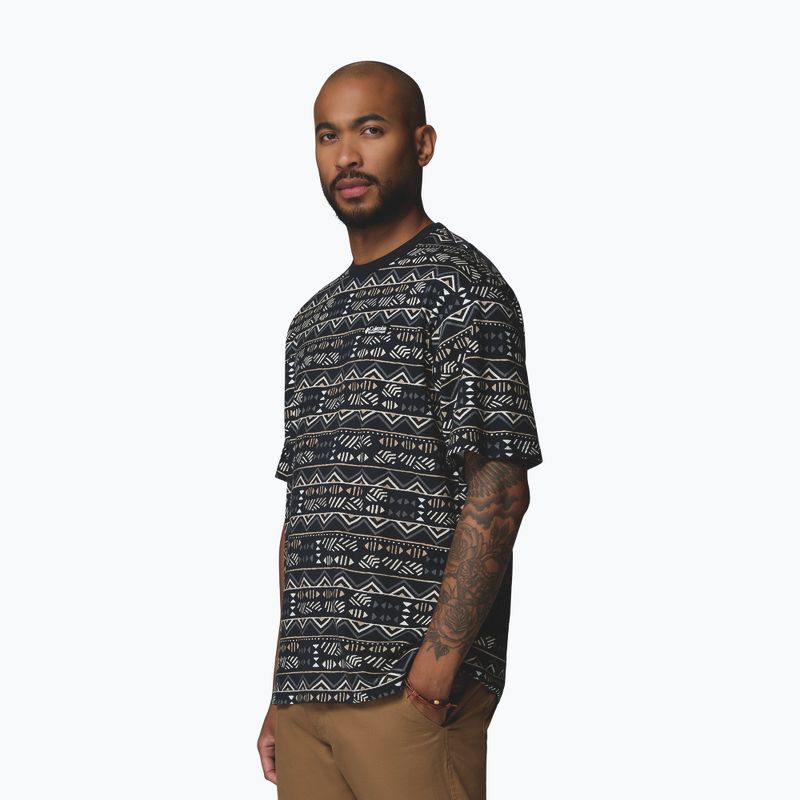 Vyriški marškinėliai Columbia CSC Heavyweight Printed Tee black/horizons 4