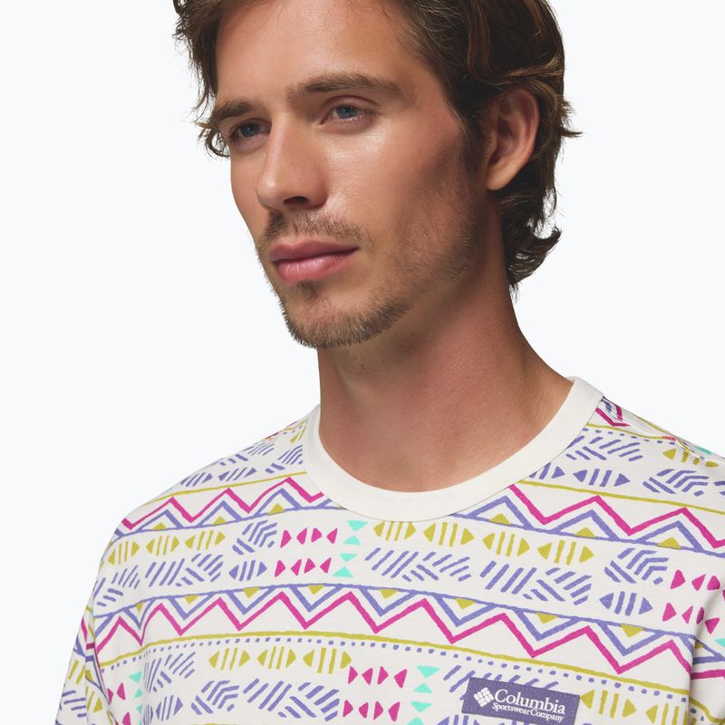 Vyriški marškinėliai Columbia CSC Heavyweight Printed Tee sea salt/horizons 5