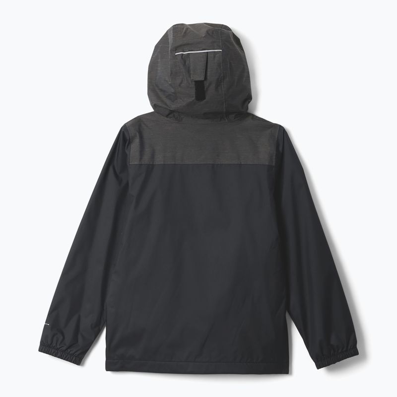 Vaikiška lietaus striukė Columbia Rainy Trails III Fleece Lined black 2