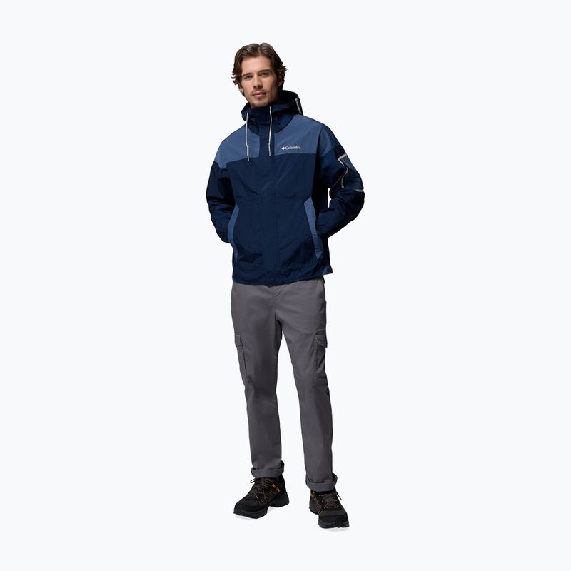 Vyriška softshell striukė Columbia Challenger II Windbreaker collegiate navy/dark mountain 2