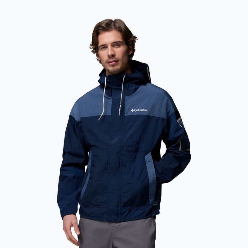 Vyriška softshell striukė Columbia Challenger II Windbreaker collegiate navy/dark mountain 4