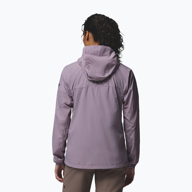 Moteriška vėjui atspari striukė Columbia Khyex Pro Wind shale purple 3