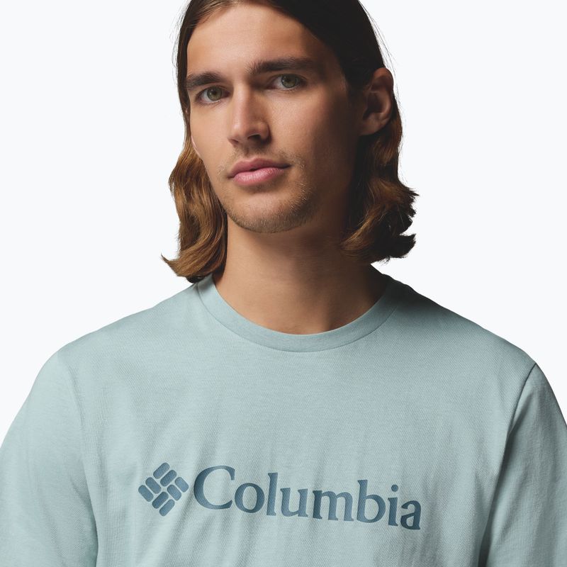 Vyriški marškinėliai Columbia CSC Basic Logo Tee crushed blue/gem columbia 5