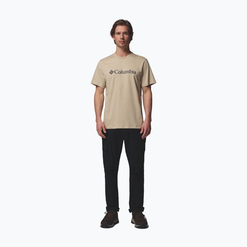 Vyriški marškinėliai Columbia CSC Basic Logo Tee ancient fossil/gem columbia 2