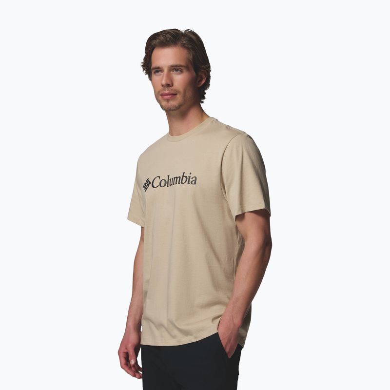 Vyriški marškinėliai Columbia CSC Basic Logo Tee ancient fossil/gem columbia 4