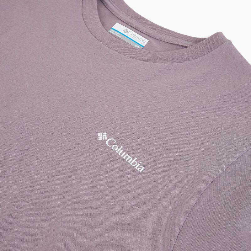Vyriški marškinėliai Columbia CSC Outdoor Back Graphic shale purple/scoped view 3