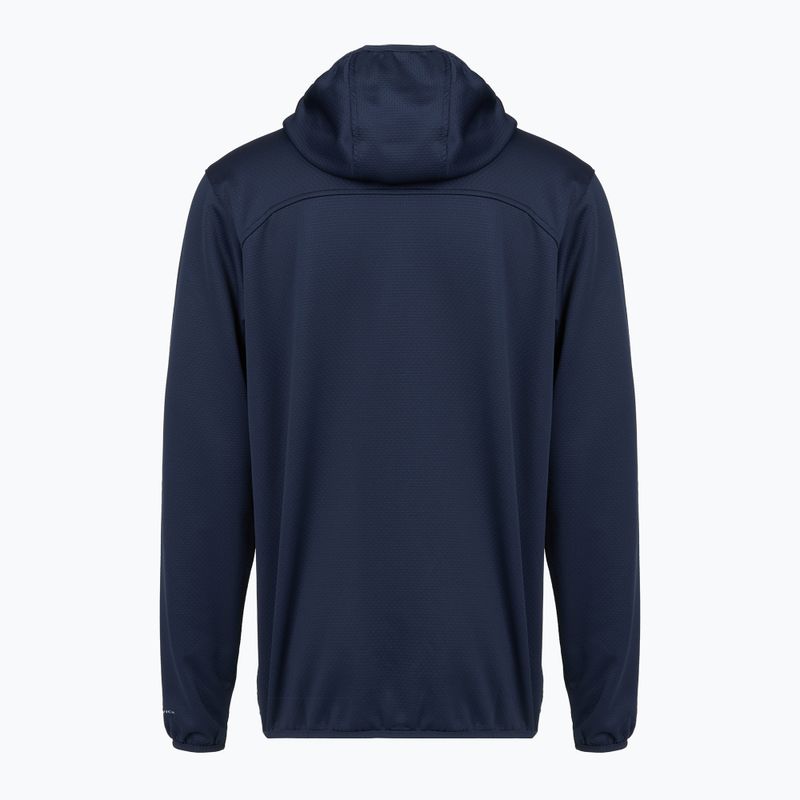 Vyriškas žygio džemperis Columbia Tall Heights Hdd Grid Fleece Full Zip collegiate navy/city grey 2