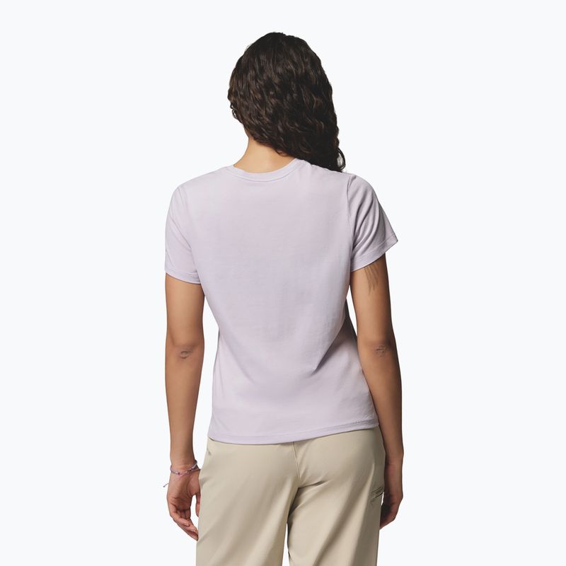Moteriški marškinėliai Columbia Ruby Springs Graphic Fitted lavender pearl/brandrise 3