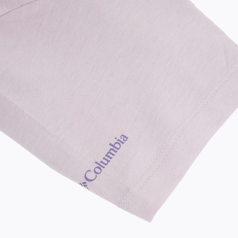 Moteriški marškinėliai Columbia Ruby Springs Graphic Fitted lavender pearl/brandrise 4