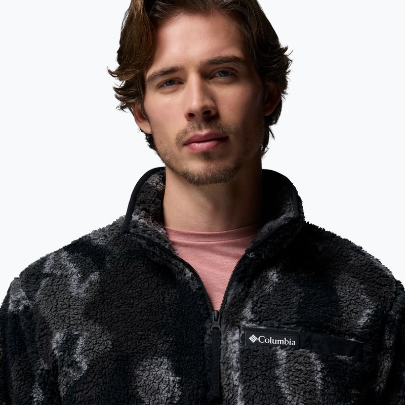 Vyriškas džemperis Columbia Rugged Ridge High Pile Half Zip black treebark 5