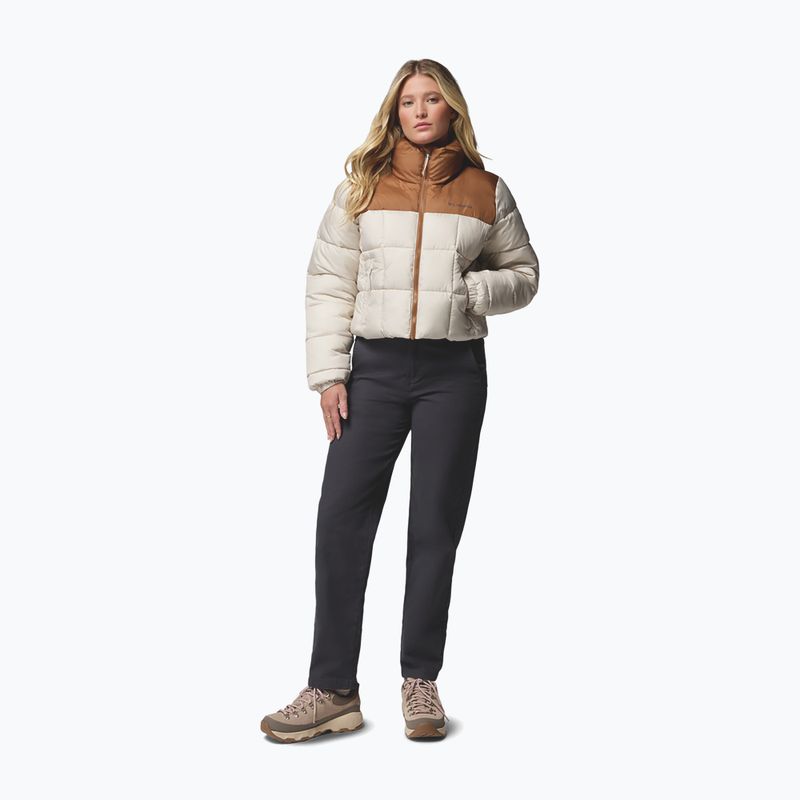 Moteriška šilta striukė Columbia Puffect III Cropped dark stone/camel brown 2