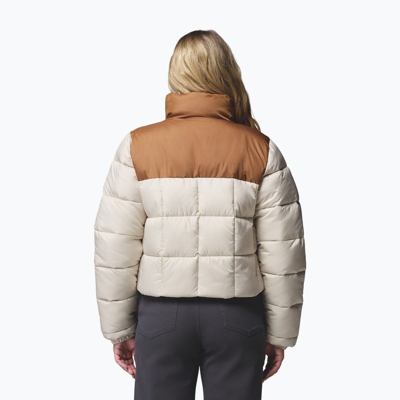 Moteriška šilta striukė Columbia Puffect III Cropped dark stone/camel brown 3