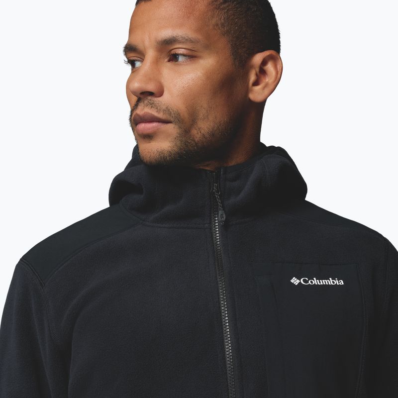Vyriškas flisinis džemperis Columbia Pacific Arch 200 Hooded FZ Fleece Black 6
