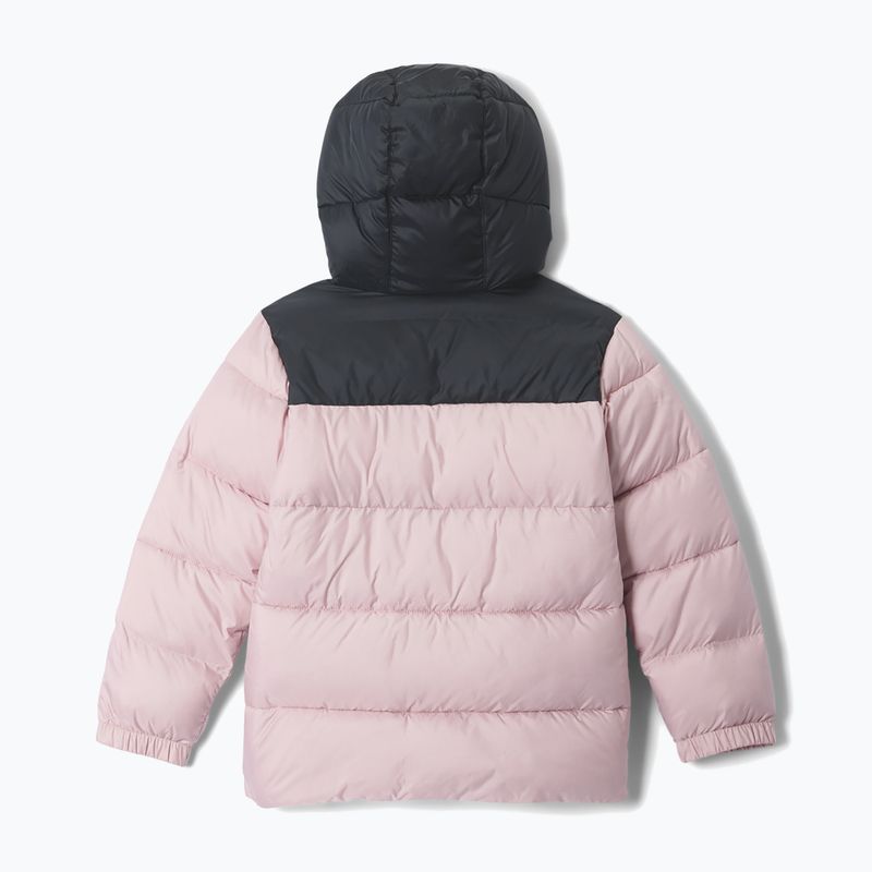 Šilta striukė vaikams Columbia Puffect Hooded Mineral Pink/Black 2