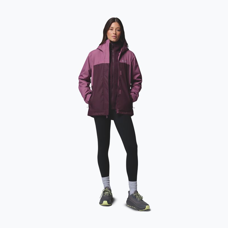 Moteriška 3‑in‑1 striukė Columbia Hikebound II Interchange antique mauve/moonvista 2