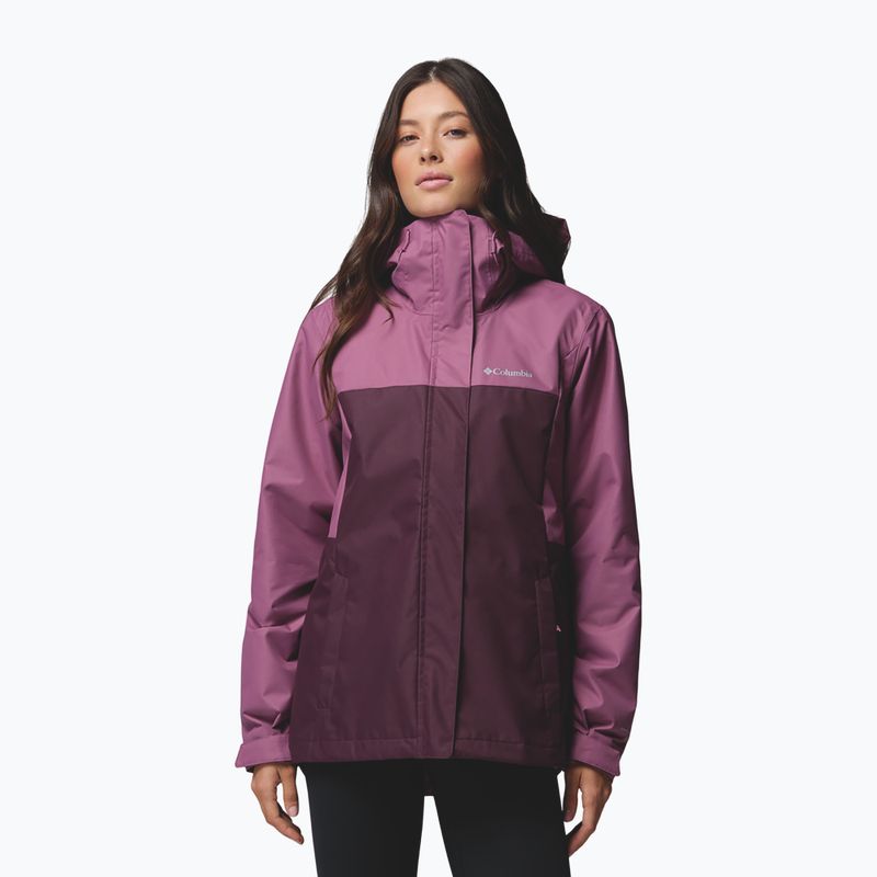 Moteriška 3‑in‑1 striukė Columbia Hikebound II Interchange antique mauve/moonvista 5