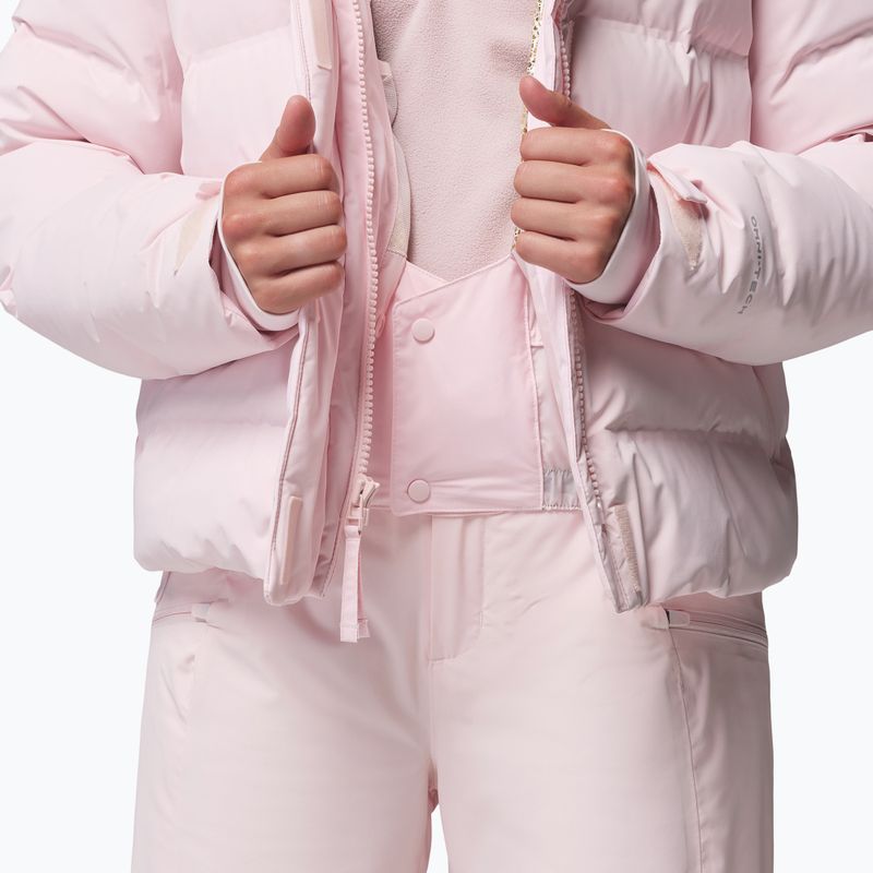 Moteriška slidinėjimo striukė Columbia Roffe Ridge Down Heat Seal powder pink 12