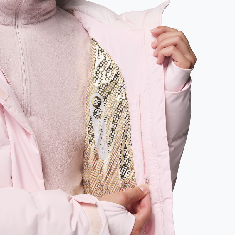 Moteriška slidinėjimo striukė Columbia Roffe Ridge Down Heat Seal powder pink 14