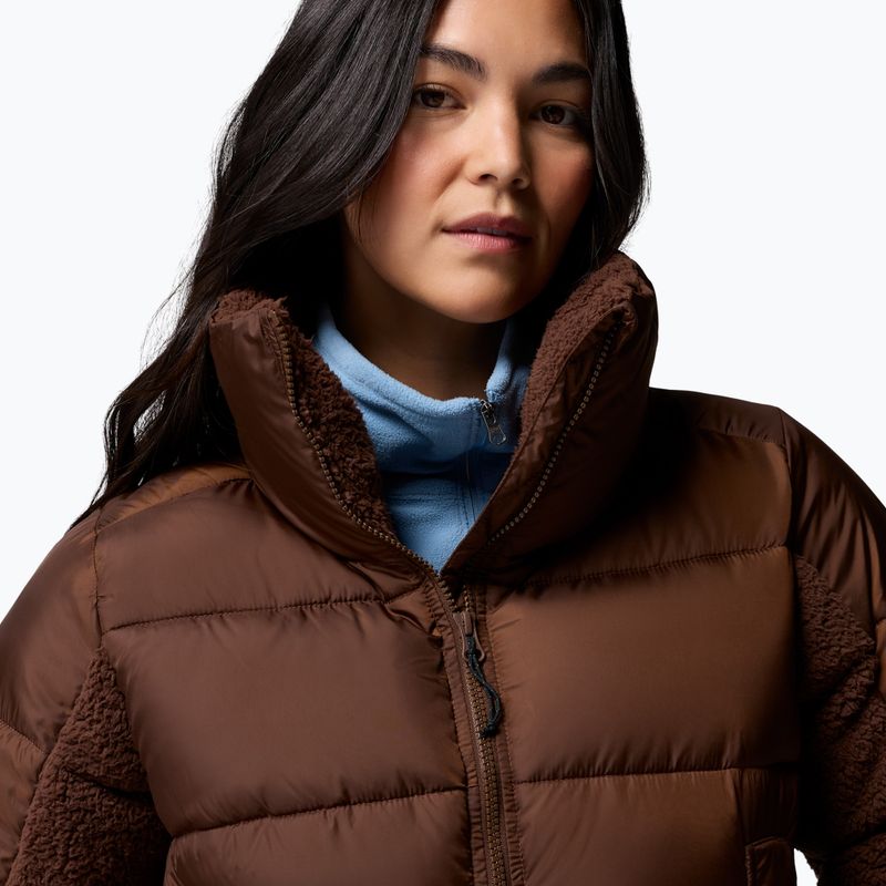 Moteriška hibridinė striukė Columbia Leadbetter Point II Sherpa Hybrid tobacco 6