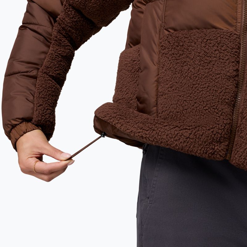 Moteriška hibridinė striukė Columbia Leadbetter Point II Sherpa Hybrid tobacco 8