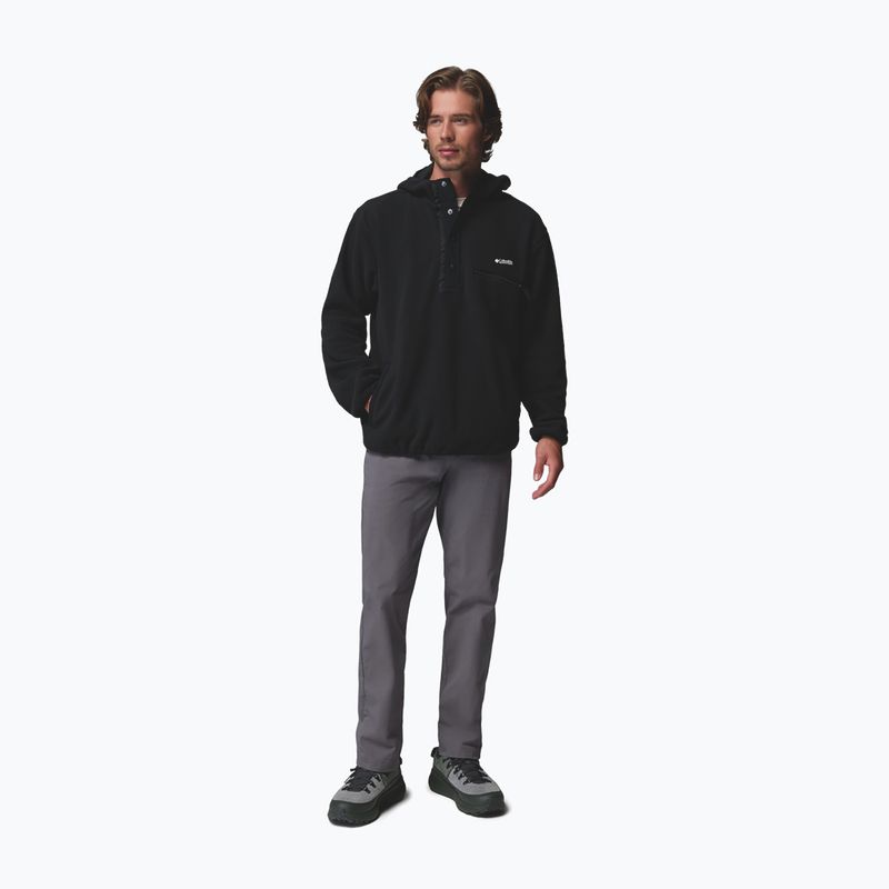 Vyriškas flisinis džemperis Columbia Helvetia II Hoodie Black 2