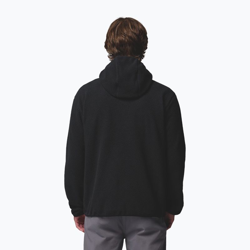 Vyriškas flisinis džemperis Columbia Helvetia II Hoodie Black 3