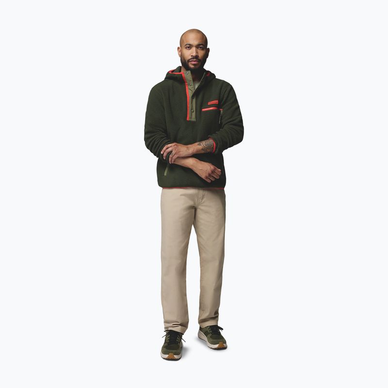 Vyriškas flisinis džemperis Columbia Helvetia II Hoodie Greenscape 2