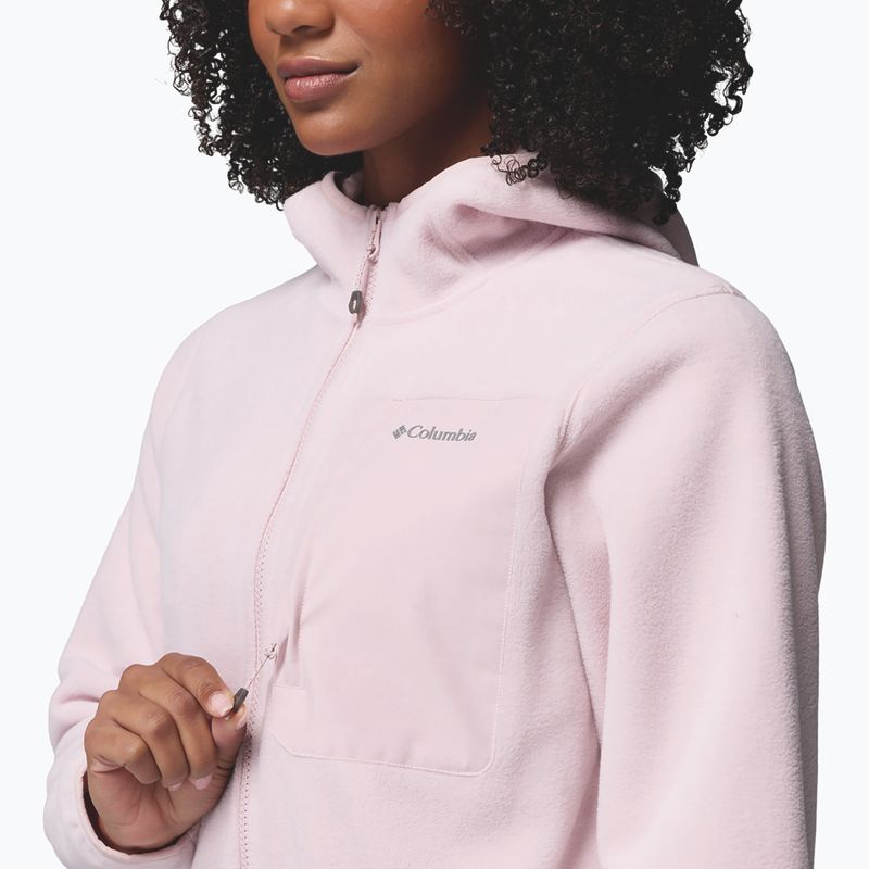Moteriškas flisinis džemperis Columbia Pacific Arch 200 Hooded Full Zip Fleece mineral pink 7