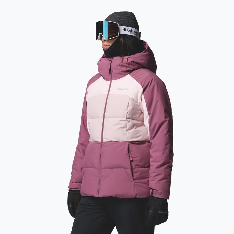 Moteriška slidinėjimo striukė Columbia Ava Alpine Puffer antique mauve/powder pink/mineral pink 4