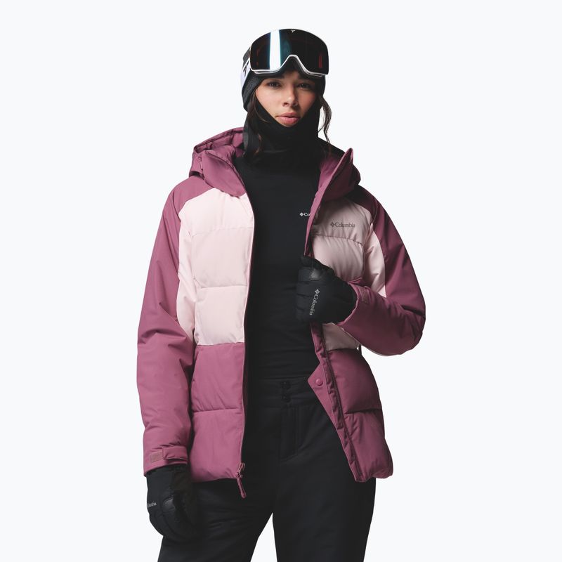Moteriška slidinėjimo striukė Columbia Ava Alpine Puffer antique mauve/powder pink/mineral pink 5