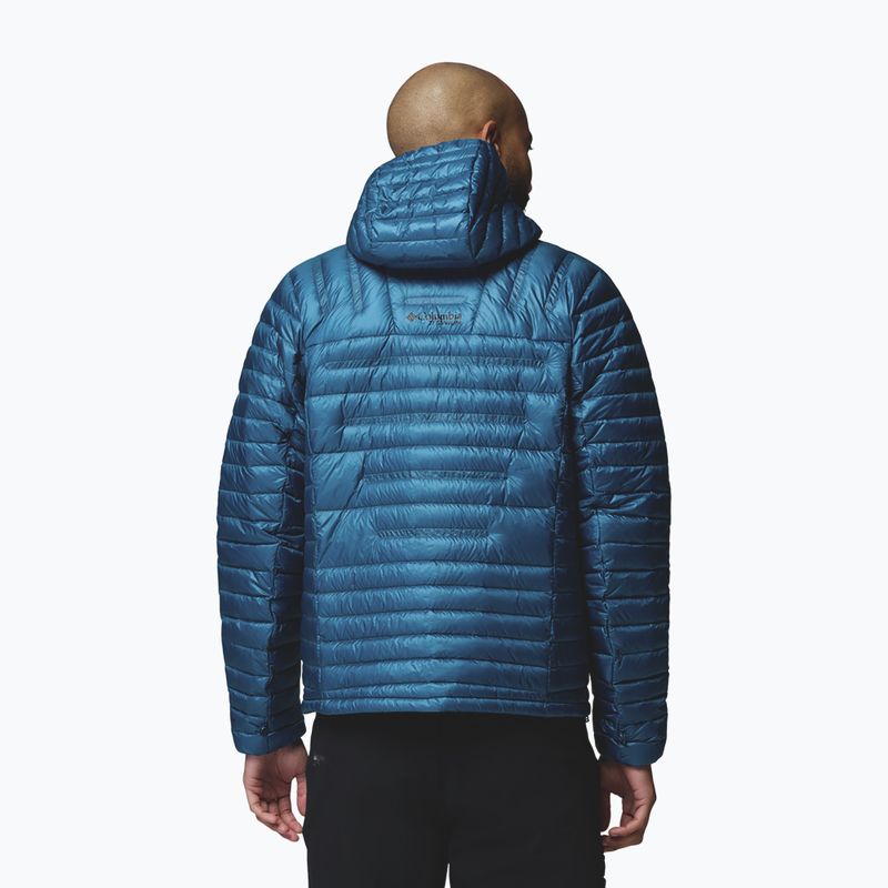 Vyriška pūsta striukė Columbia Endevour Mountain Down Hooded phoenix blue 3