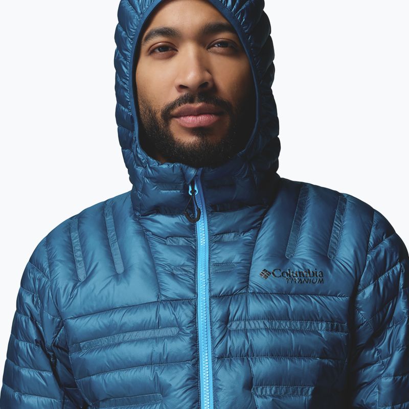 Vyriška pūsta striukė Columbia Endevour Mountain Down Hooded phoenix blue 6