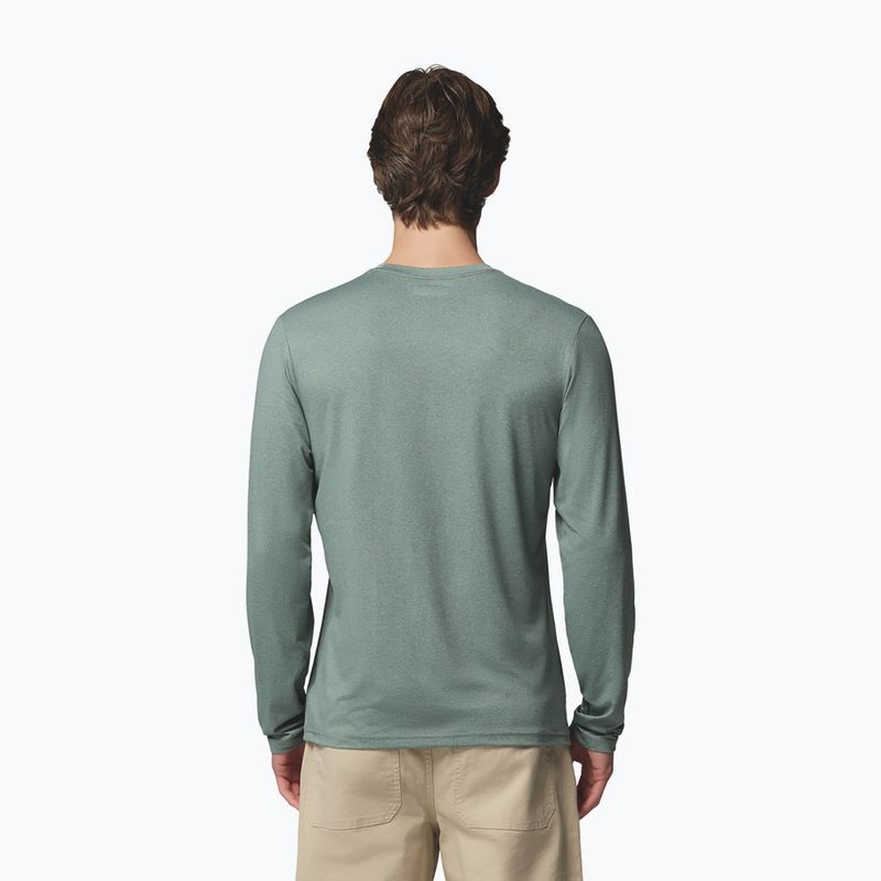 Vyriški ilgomis rankovėmis marškinėliai Columbia Parsons Point LS Graphic Tee sedona sage heather framed peakscape 3