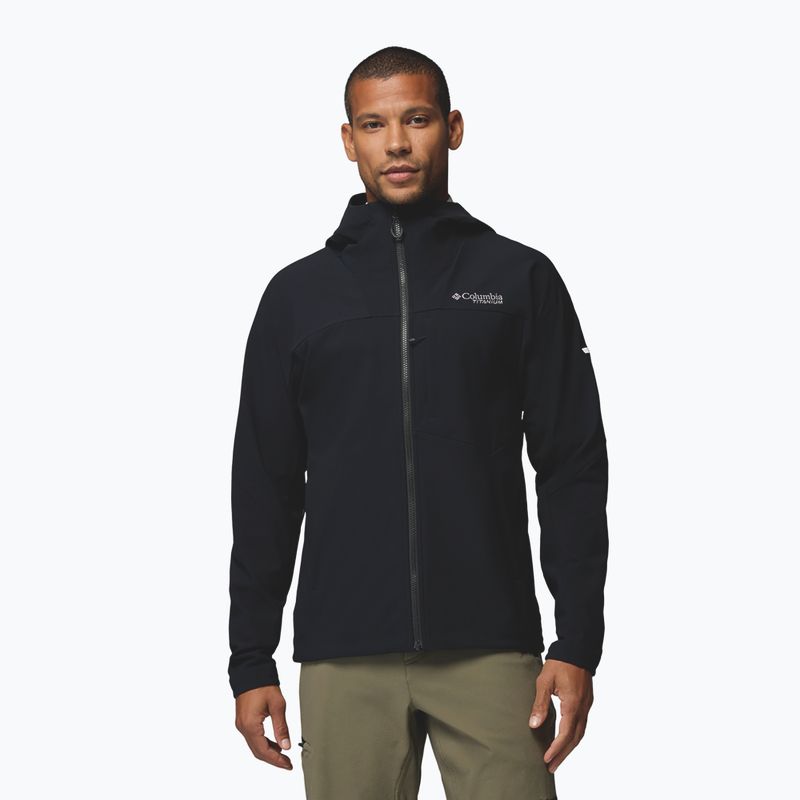 Vyriška softshell striukė Columbia Tennen Mountain Hooded Softshell black