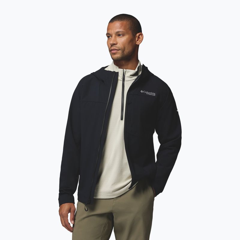 Vyriška softshell striukė Columbia Tennen Mountain Hooded Softshell black 4