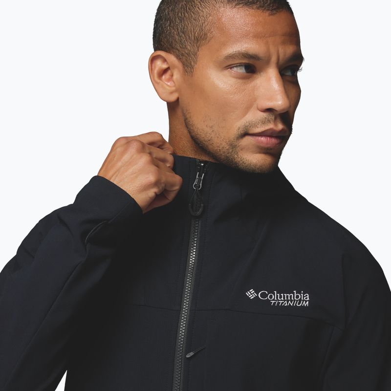 Vyriška softshell striukė Columbia Tennen Mountain Hooded Softshell black 6