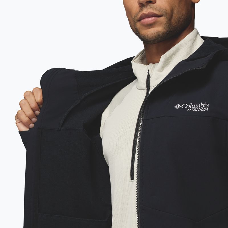 Vyriška softshell striukė Columbia Tennen Mountain Hooded Softshell black 9