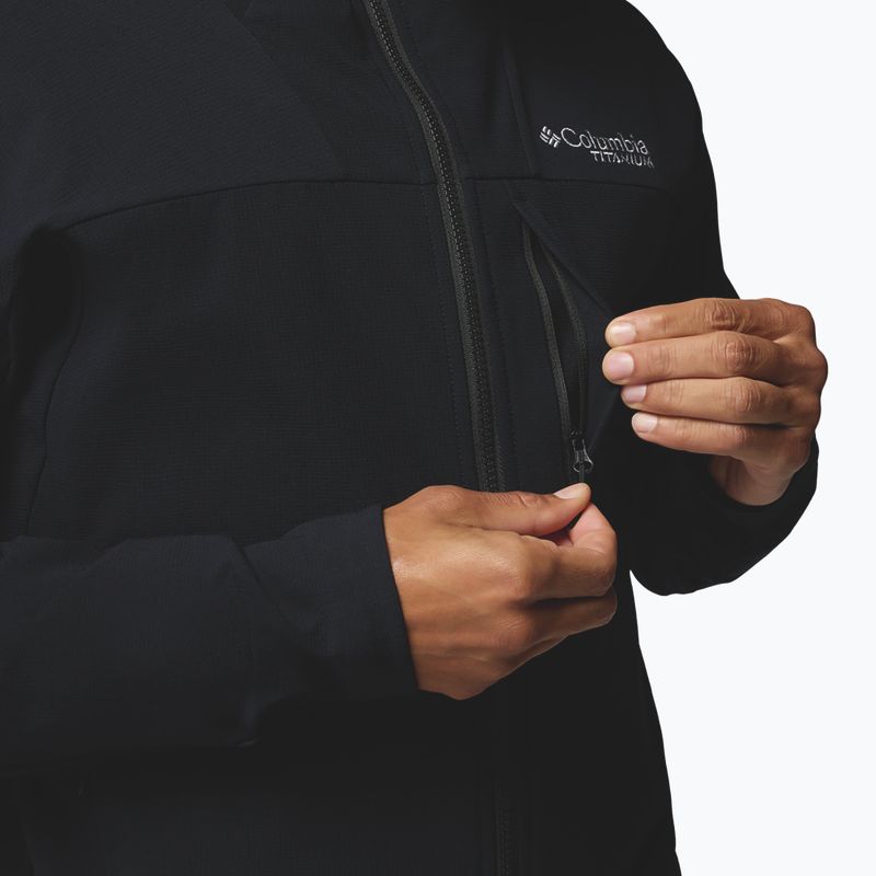 Vyriška softshell striukė Columbia Tennen Mountain Hooded Softshell black 10