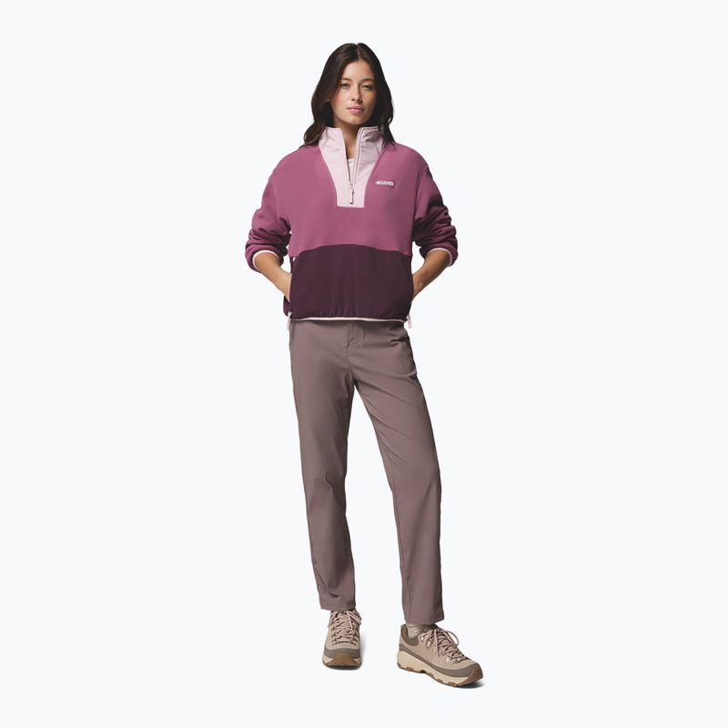 Moteriškas flisinis džemperis Columbia Sequoia Grove II Half Zip Fleece Antique Mauve/Moonvista/Mineral Pink 2