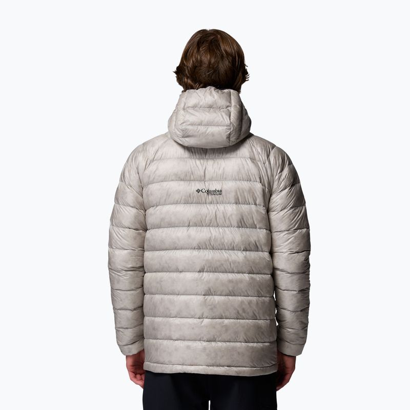 Vyriška pūsta striukė Columbia Arctic Crest Down Hooded flint grey 3