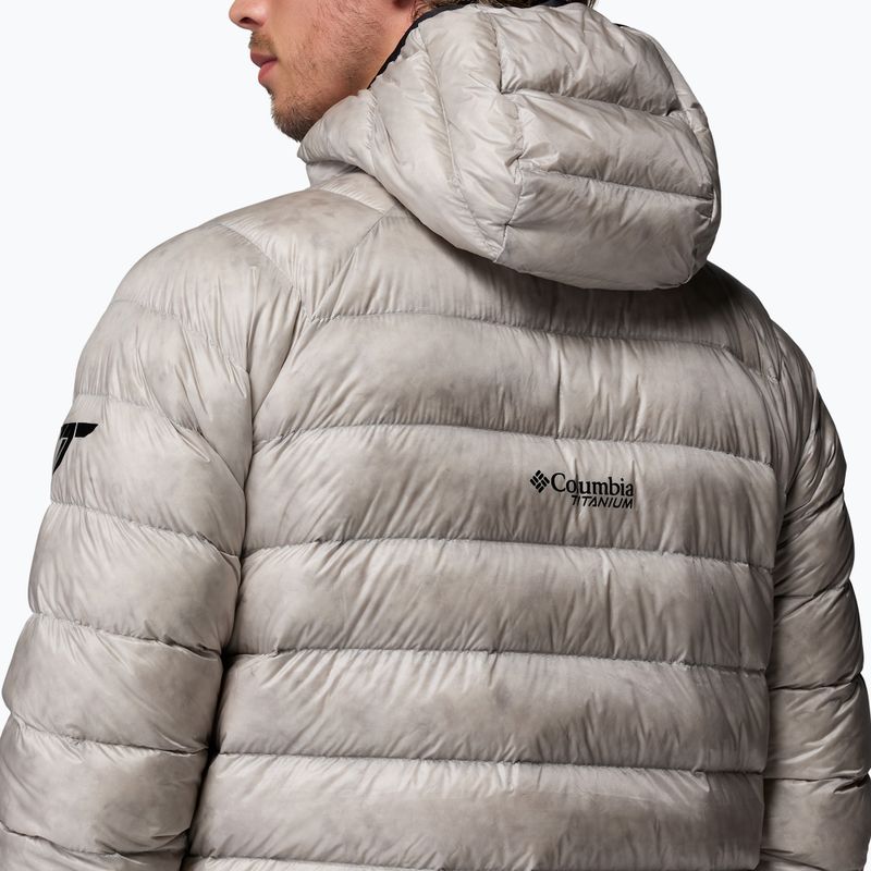Vyriška pūsta striukė Columbia Arctic Crest Down Hooded flint grey 8