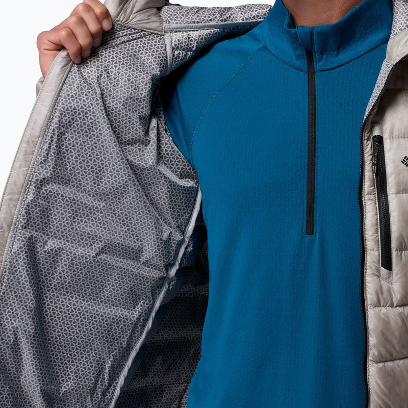 Vyriška pūsta striukė Columbia Arctic Crest Down Hooded flint grey 9