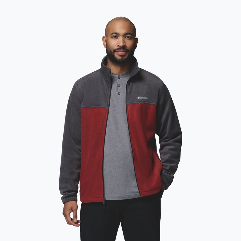 Vyriškas flisinis džemperis Columbia Steens Mountain Full Zip 2.0 Shark/Red Oxide 4