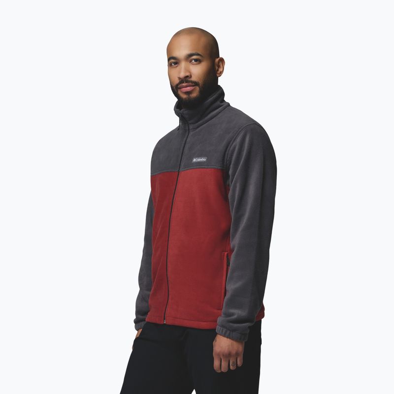 Vyriškas flisinis džemperis Columbia Steens Mountain Full Zip 2.0 Shark/Red Oxide 5