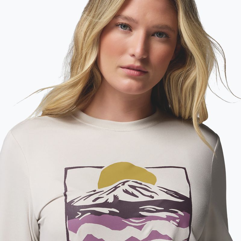 Moteriški marškinėliai ilgomis rankovėmis  Columbia Parsons Point LS Graphic Tee dark stone heather/all terrain 5