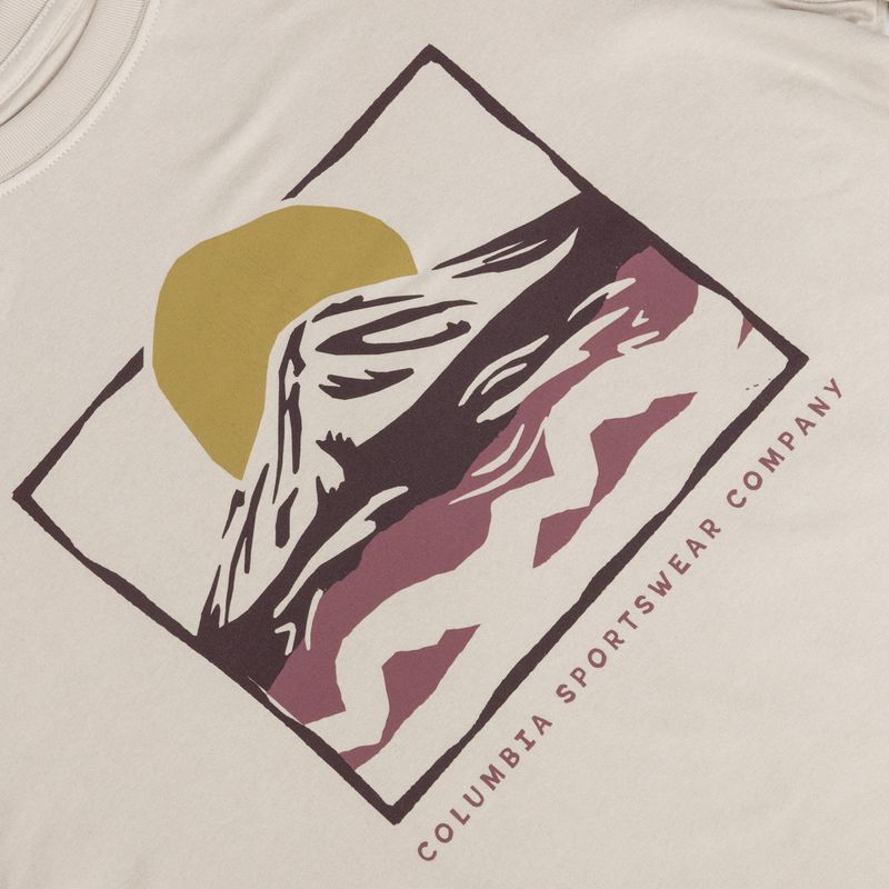 Moteriški marškinėliai ilgomis rankovėmis  Columbia Parsons Point LS Graphic Tee dark stone heather/all terrain 8